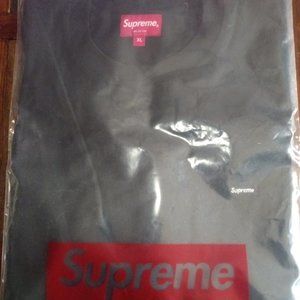 Supreme Small Box Logo Tee T-Shirt Black XL DS
